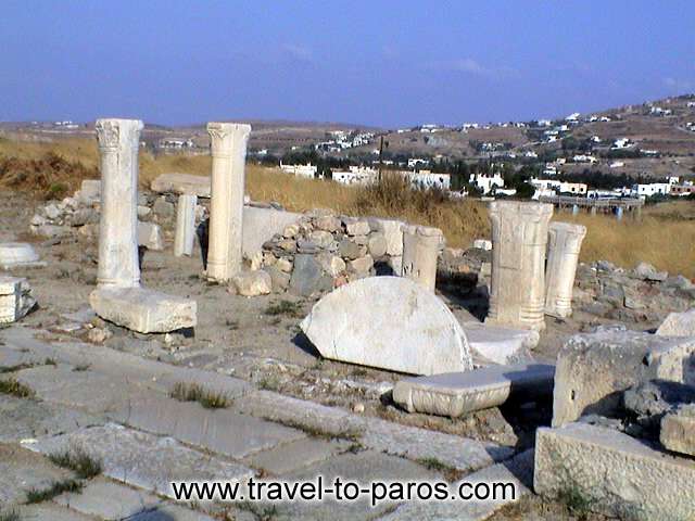 EARLY CRISTIAN BASILICA OF TREIS EKKLISIES - The marbles architectural members of the ancient and byzantium buildings that resist in the deterioration of time.