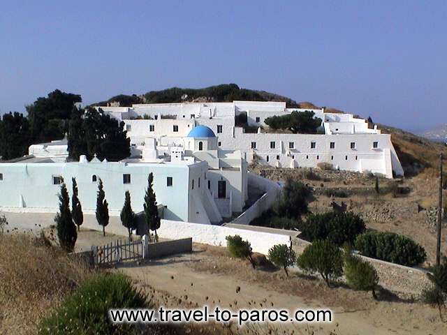 XRISTOU DASSON MONASTERY - A panoramic view of the monastery which was built in the 18th century.