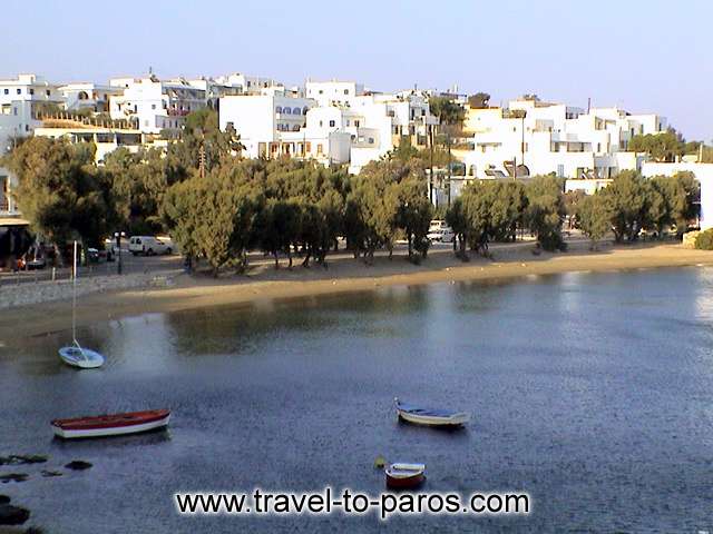 PAROS BEACH AND BOATS - Paros, characterized from her traditional Cycladic beauty.