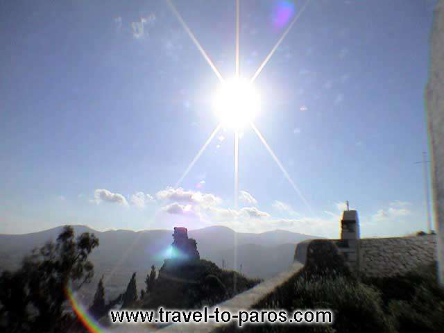 At Agios Antonios (Kefalas hill) just before the sunset. PAROS PHOTO GALLERY - MARPISSA