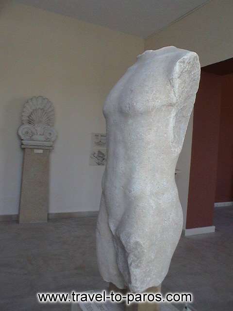 ARCHAEOLOGICAL MUSEUM OF PAROS - The most of the ancient statues that have been manufactured by the parian marble.
