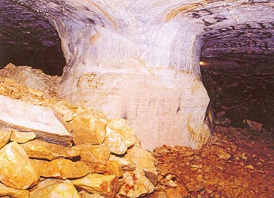 Inside the abandoned marble quarries of Paros
