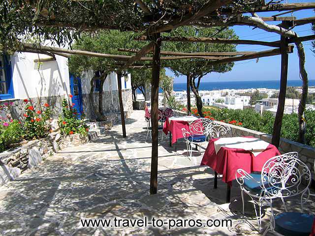 Enjoy your meal with great view to Naoussa. CLICK TO ENLARGE