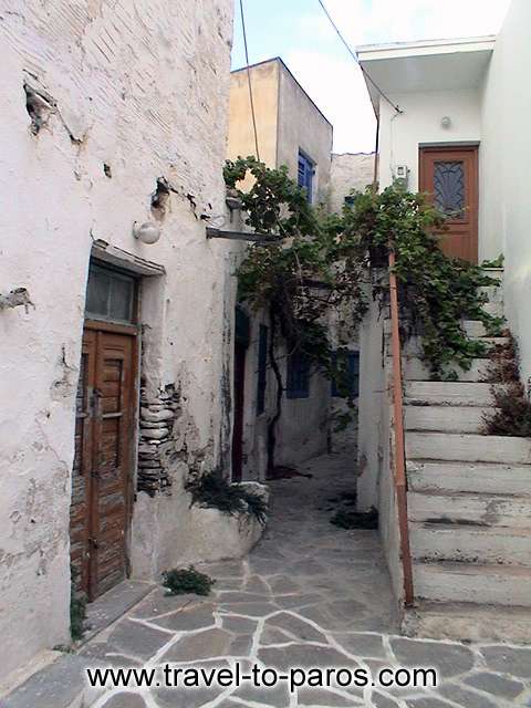 PARIKIA PAROS - A traditional Cycladic house.