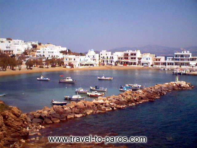 PISO LIVADI - The seaside village Piso Livadi has built around a small fishing harbour.